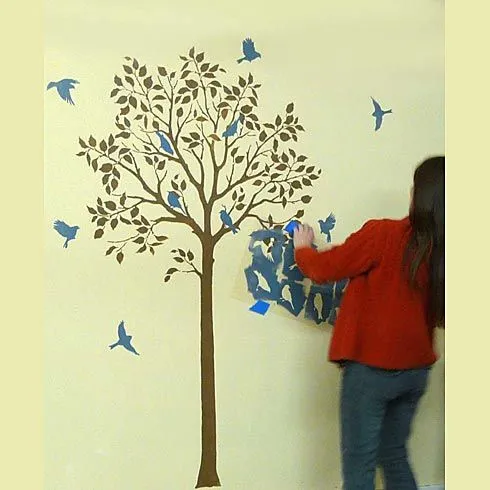 Stencil: Métodos y plantillas para decorar paredes | diarioartesanal