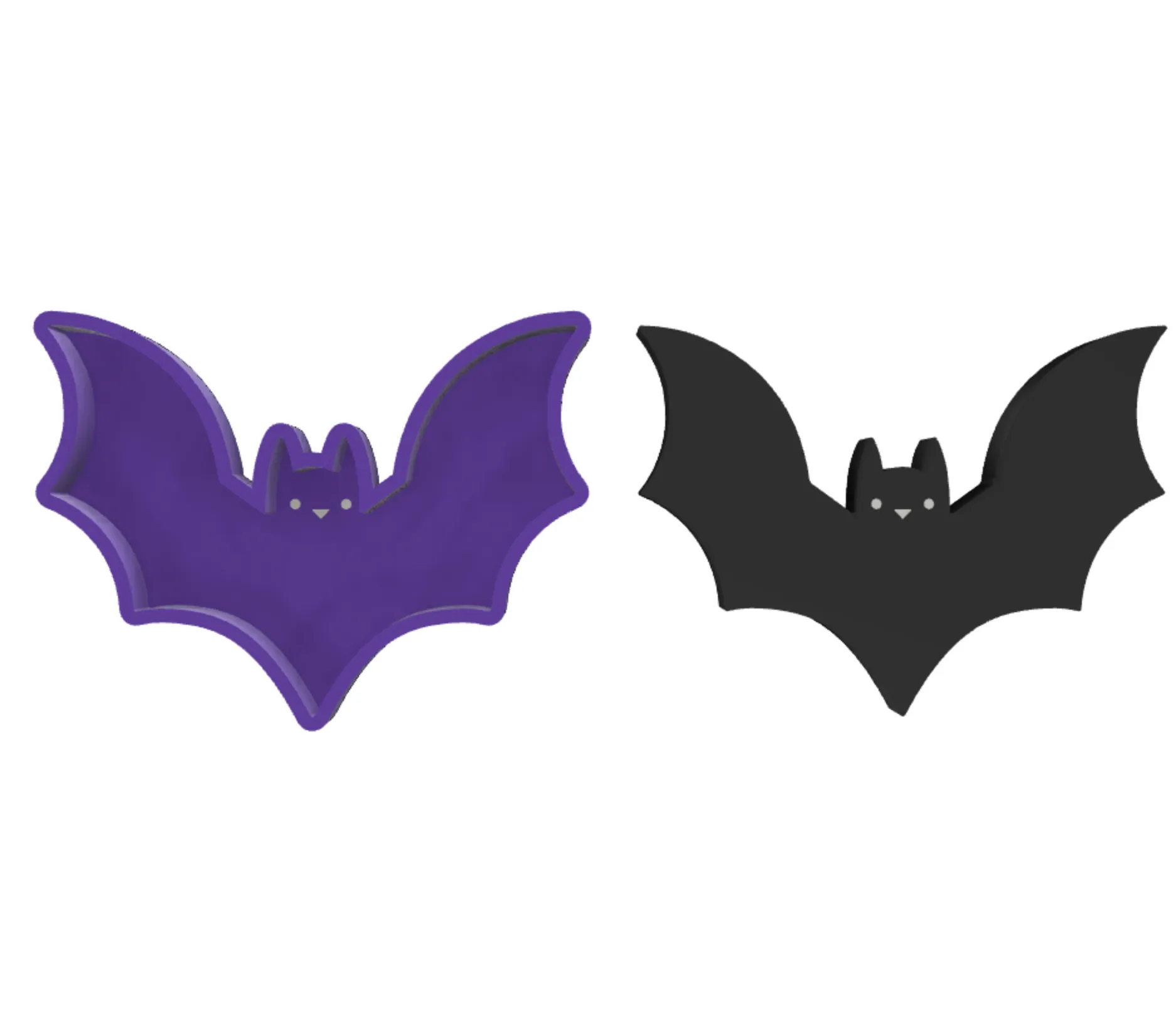 STL file Bat Bath Bomb Mold One Piece・3D printing design to download・Cults