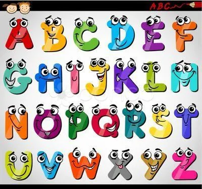 Stock Illustration of letras mayúsculas del alfabeto de dibujos ... Stock Illustration of letras mayúsculas del alfabeto de dibujos ...