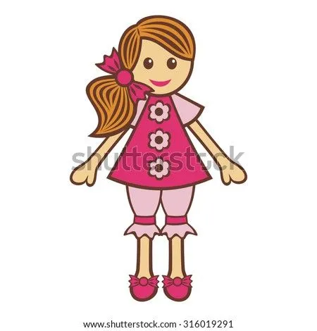 Stock Images similar to ID 129228485 - doll vector illustration