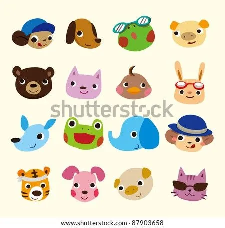 Stock Images similar to ID 144438703 - vector set of cute wild ...