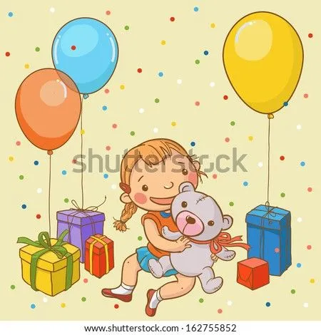 Stock Images similar to ID 91358819 - happy birthday kids party...