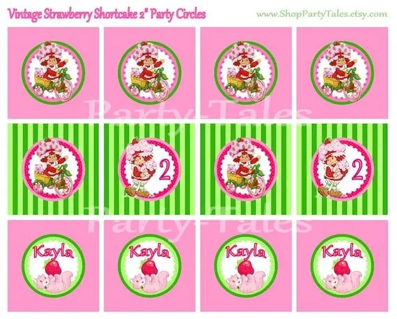 Strawberry Shortcake Vintage birthday party por ICandyEvents