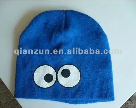 Street Cookie Monster de punto del casquillo del sombrero de la ...