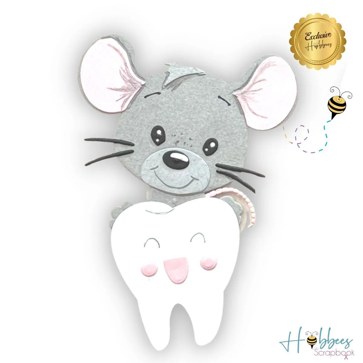 Suaje Troquel Cortar Papel Ratón Pérez Dientes Scrapbook - Hobbees Suaje Troquel Cortar Papel Ratón Pérez Dientes Scrapbook - Hobbees