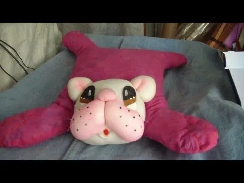 Muñecos Soft...almohada con cara de gatito subtitulado...proyecto ...