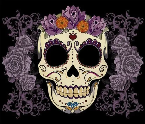 Sugar skull. | Calave | Pinterest | Arte de calavera de alfeñique ...