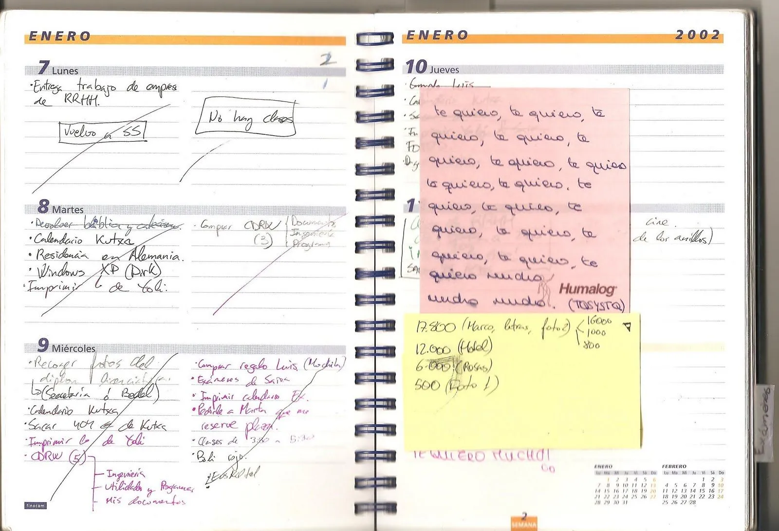 Sugus de piña: Llena la agenda de otro de post-it Sugus de piña: Llena la agenda de otro de post-it