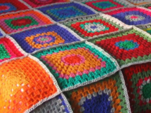 Fotos de frazadas a crochet - Imagui