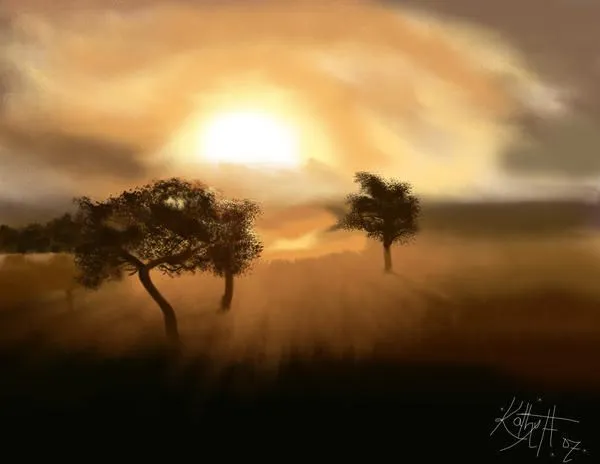 Sunset en la sabana africana by Frozen-Vampiress on deviantART Sunset en la sabana africana by Frozen-Vampiress on deviantART