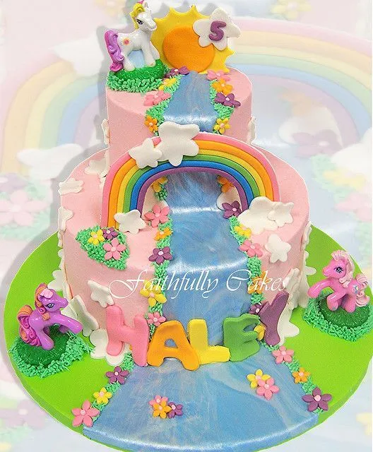 Super cute cake for a My Little Pony birthday party! | My little ...