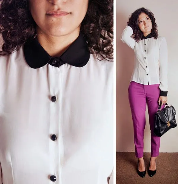 Súper femenina con tus blusas de gasa en la oficina | Oficina Femenina