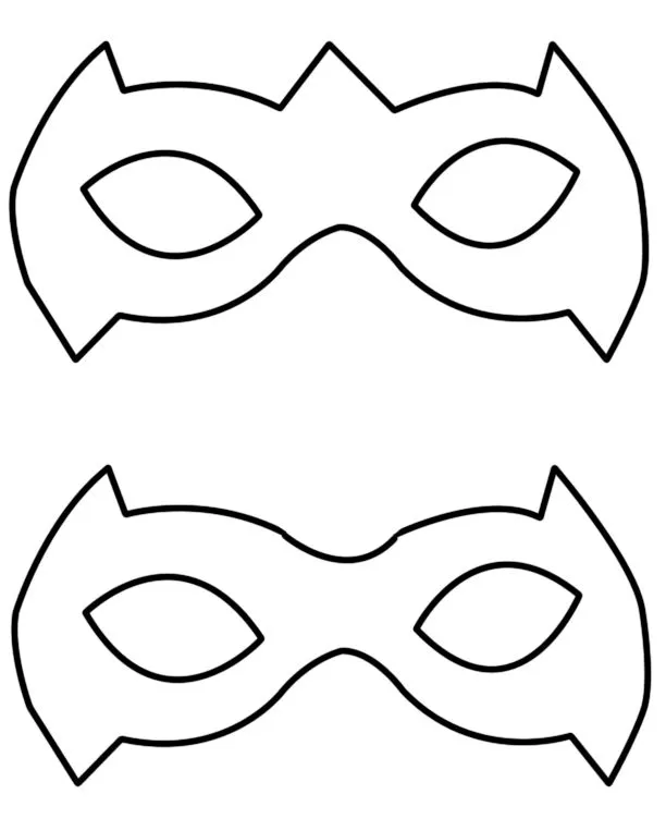 Super Hero Mask Template | Clipart Panda - Free Clipart Images