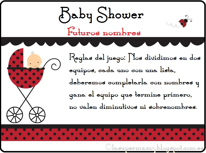 La Super Mamy: Baby Shower: Vaquita de San Antonio