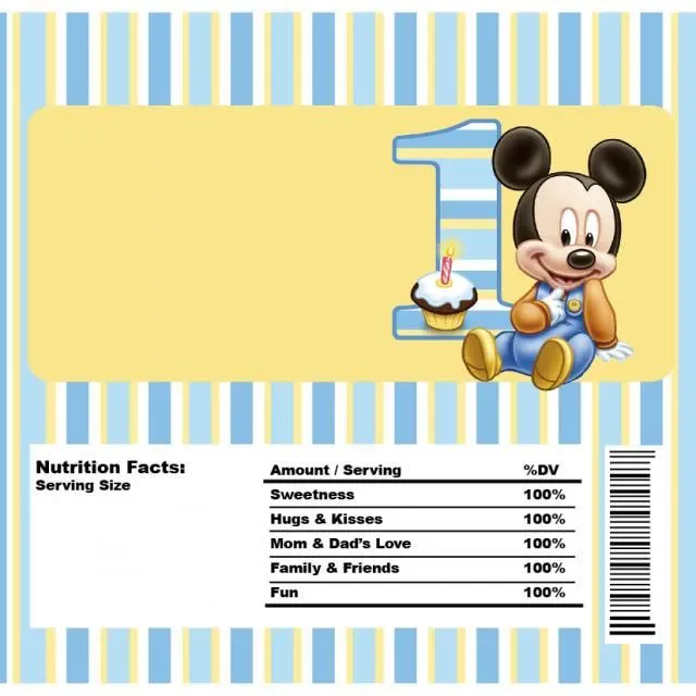 La Super Mamy: Semana de cumples: Mickey Mouse Bebé