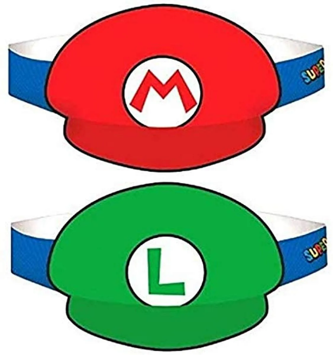 Super Mario Brothers™ Paper Hats, Party Favor : Amazon.com.mx: Juguetes y  Juegos