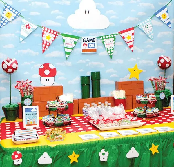 Cumpleaños de Super Mario Bros