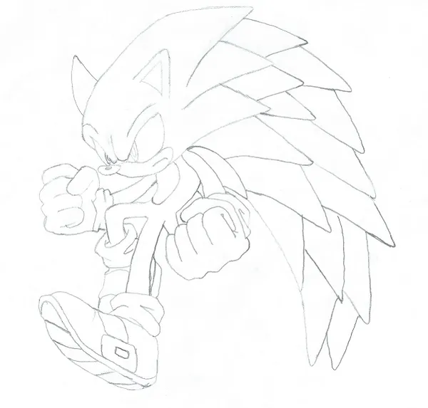 Super Sonic 3 Dibujo/Drawing by toni987 on DeviantArt