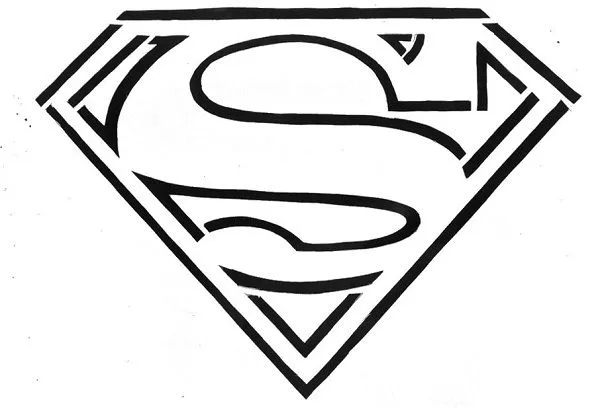 Superhero Logo Coloring Pages | Sharpie Art Project Ideas ...