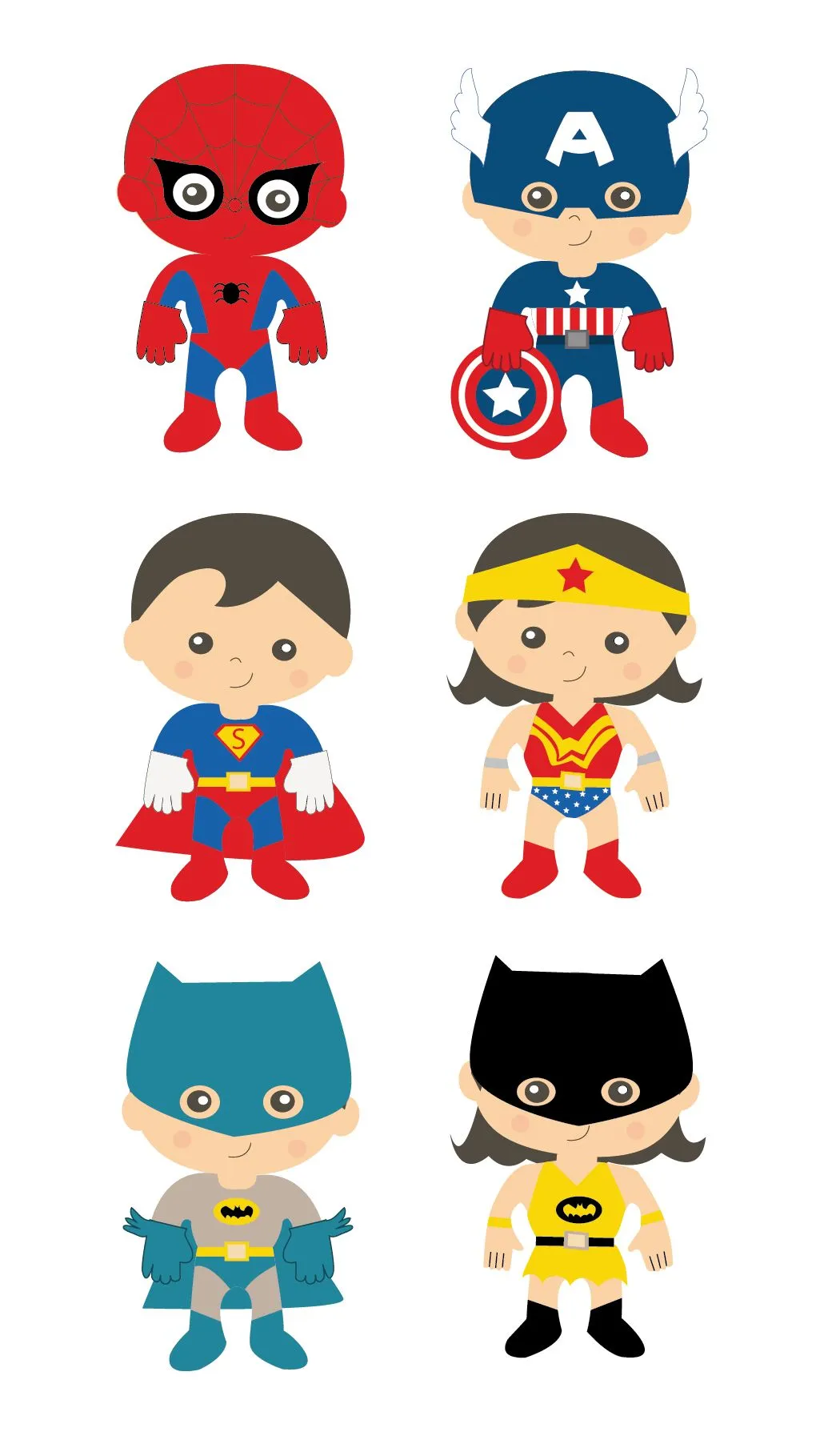 superheroes | Linuras Diseño