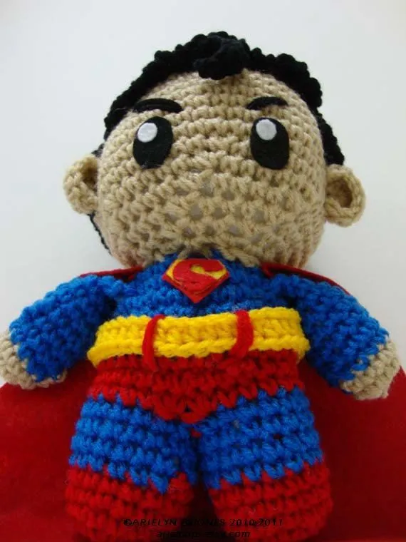 Superman Crochet Doll - READY TO SHIP