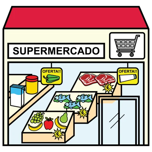 Supermercado dibujo - Imagui