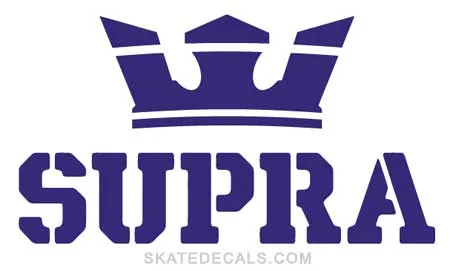 2 Supra Footwear Stickers Decals [supra-logo] - $3.95 : Skate ...