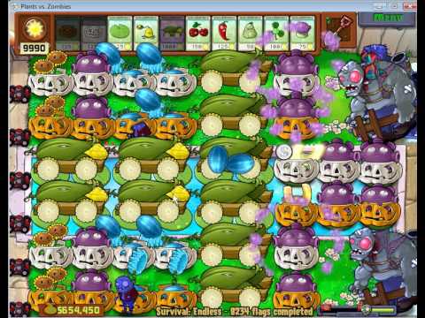 survival endless 8000 flags - Plants vs. Zombies video - Fanpop survival endless 8000 flags - Plants vs. Zombies video - Fanpop