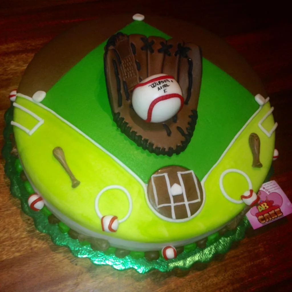 Sweet Aby Cake on Twitter: "Torta para los fanáticos del béisbol ...