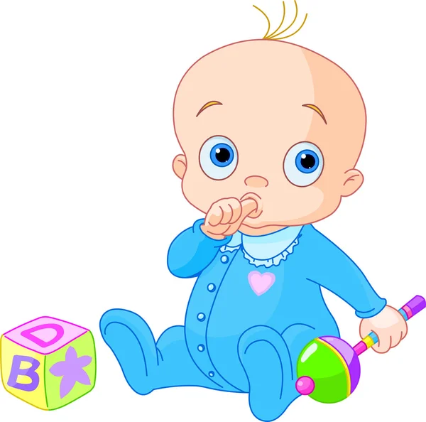 Sweet baby boy — Stock Vector © Dazdraperma #11225549