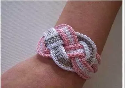 T33 DIY: Pulsera Victoriana Tejida a Crochet ~ CTejidas [Crochet y ...