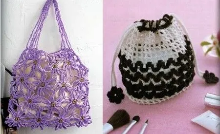 Como hacer un bolso de crochet - Imagui