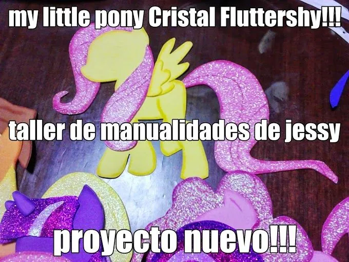 taller de manualidades de jessy: nuevo proyecto my little pony ...