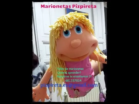 Taller marionetas Pizpireta - Marionetas de gomaespuma. - YouTube