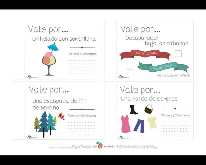 Talonario de vales canjeables - Manualidades - Foro Bodas.net Talonario de vales canjeables - Manualidades - Foro Bodas.net