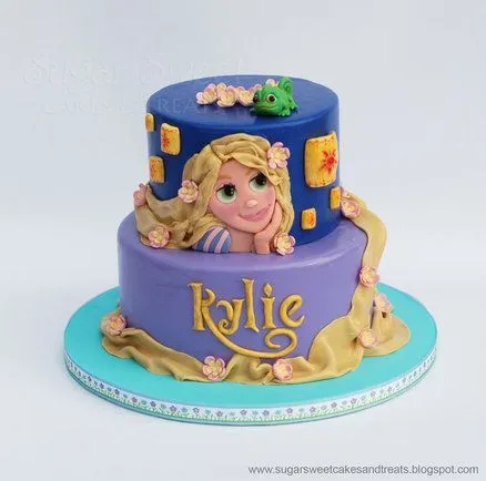 Tangled Cake with Pascal | Bizcochos | Pinterest | Tangled and Cake