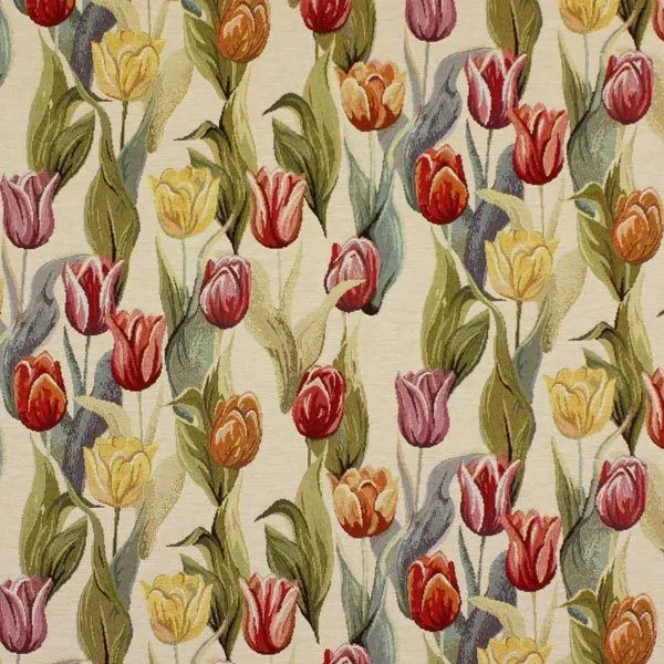 Tapiz Tulipanes 1 - arena - Naturaleza - Telas de algodón – Flores ...