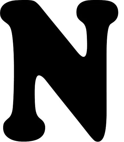 Tarefinhas: Modelos de letras de N a Z para mural