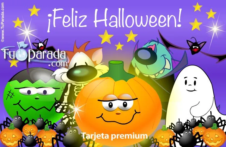 Tarjeta animada de Halloween, Halloween, tarjetas