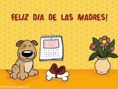 Tarjeta animada del Día de las Madres - diamadre_calendario - YouTube