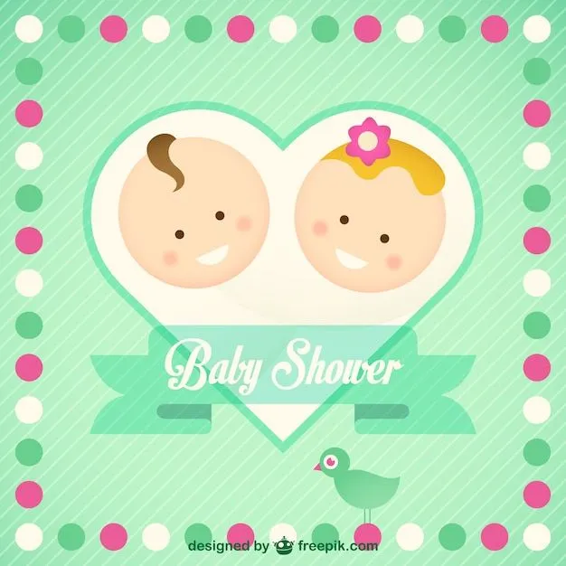Tarjeta baby shower | Descargar Vectores gratis