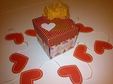 Tarjeta enamorados. Cajita regalo - San Valentín - YouTube