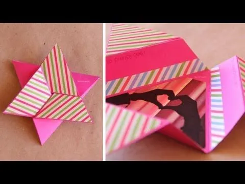 Tarjeta Estrella Scrapbook [FACIL] // Star card DIY - YouTube