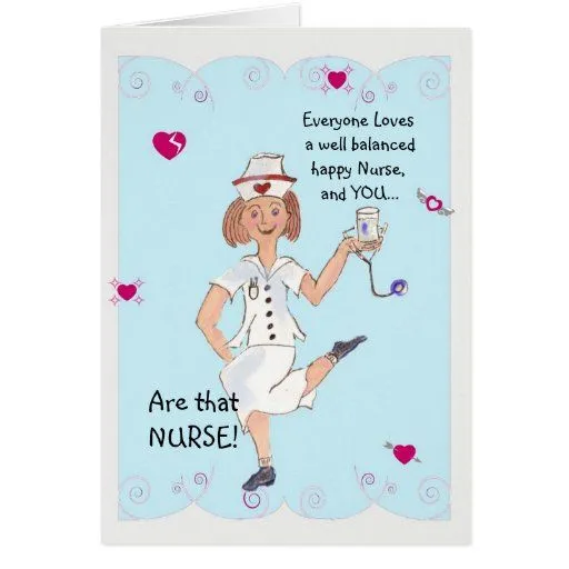Tarjeta de felicitación del día de la enfermera | Zazzle