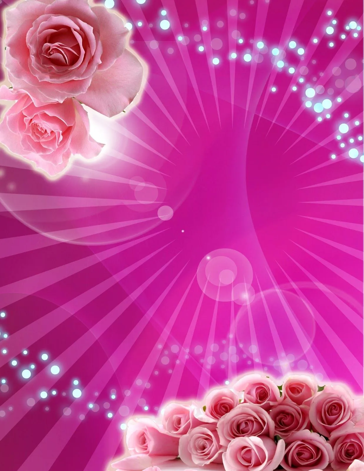 Tarjeta de Invitación de 15 Años Fucsia con Rosas Rosa Gratis ... Tarjeta de Invitación de 15 Años Fucsia con Rosas Rosa Gratis ...