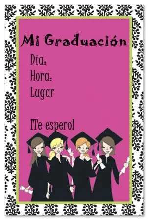 Tarjeta de invitación para graduación para imprimir - Imagui Tarjeta de invitación para graduación para imprimir - Imagui