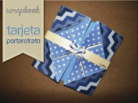 tarjeta Portaretrato - Scrapbook - YouTube