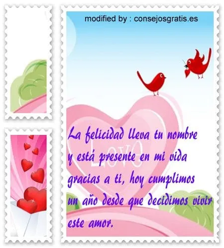 Tarjetas De Amor Por Nuestro Aniversario De Novios | Mensajes y ...