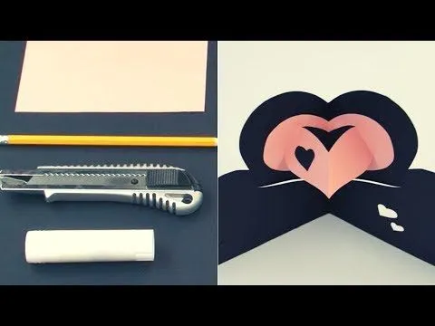 Tarjetas de amor hechas a mano - YouTube