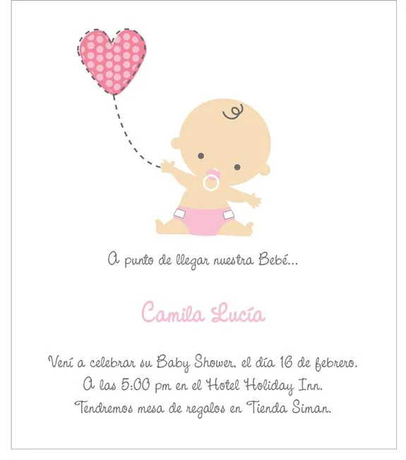 Frases de baby shower para niña - Imagui